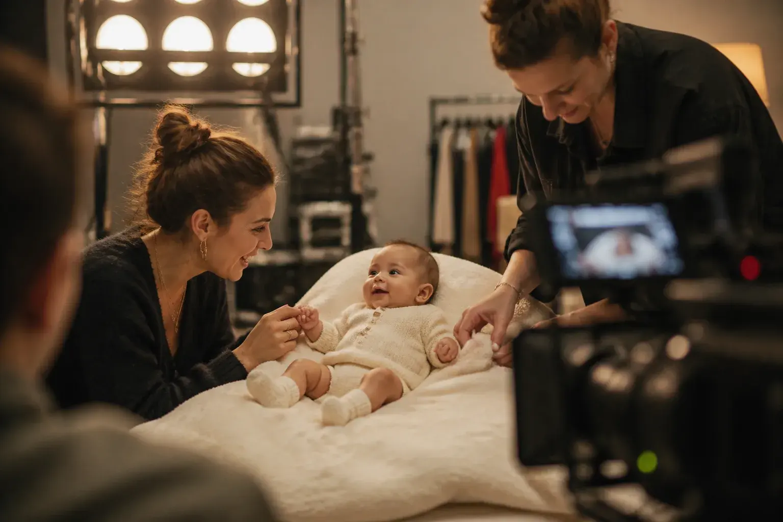 Casting bébé 3-6 mois pour shooting publicitaire mode à Paris
