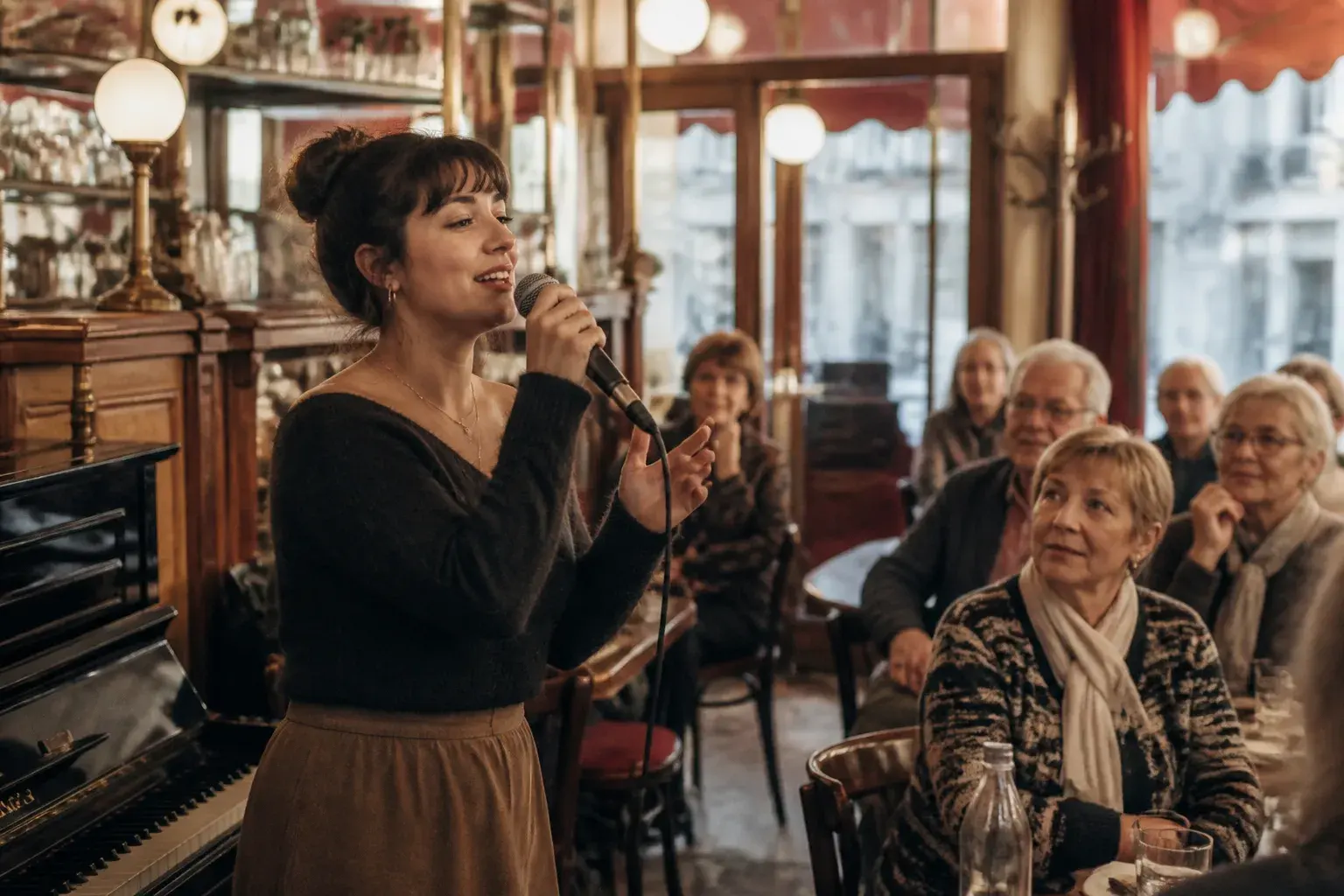 Casting chanteuse professionnelle pour chant collectif senior à Paris