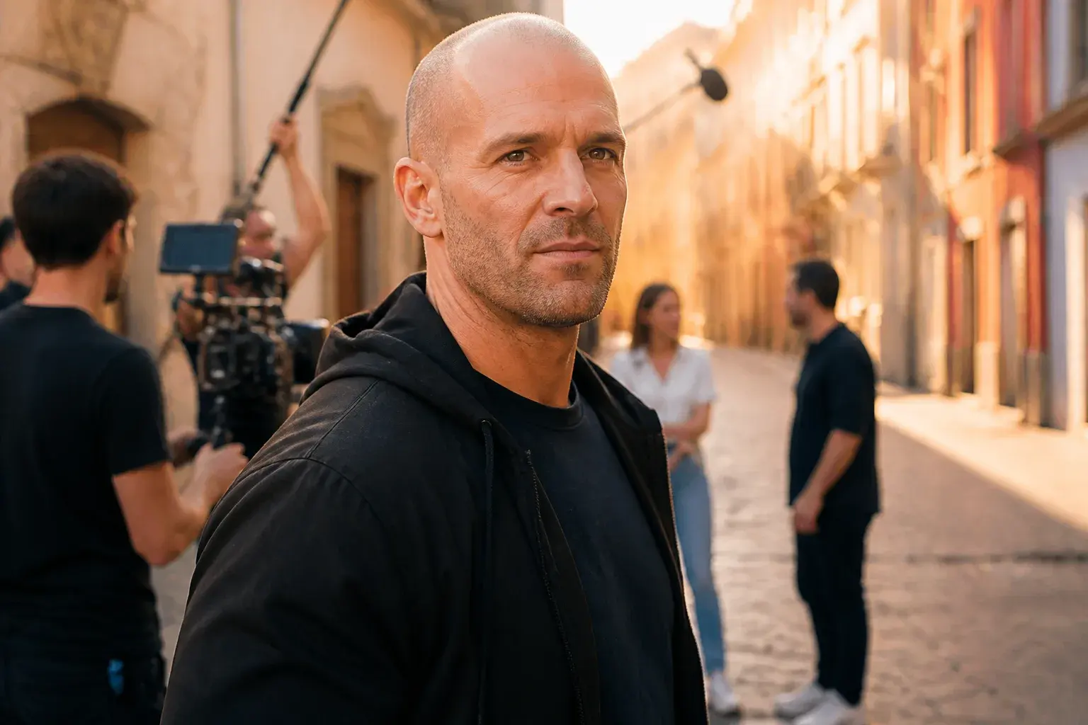 Casting comédien 40 ans crâne rasé pour caméra cachée à Perpignan