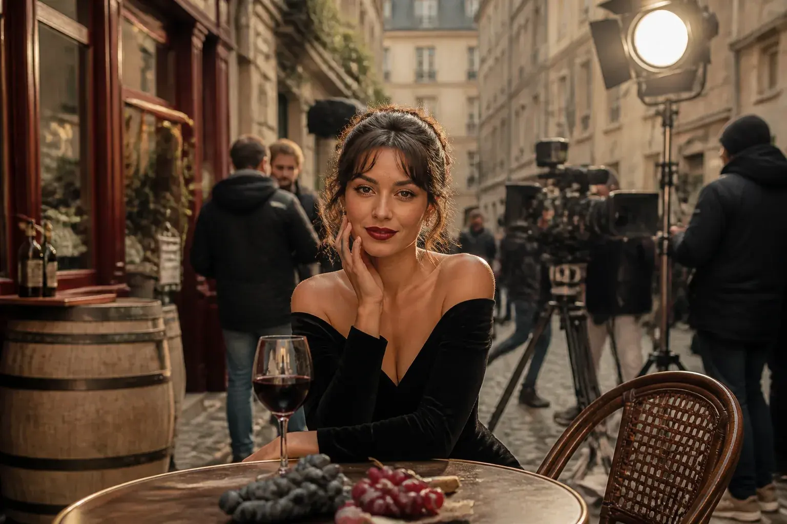 Casting comédienne 22-40 ans pour un spot publicitaire sur le vin à Paris