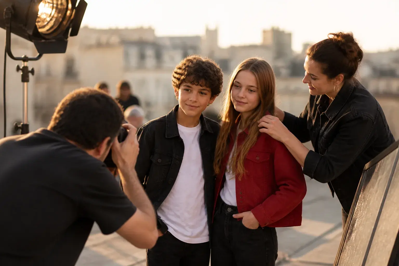 Casting enfants et ados pour shooting photo d'un artiste musical à Paris