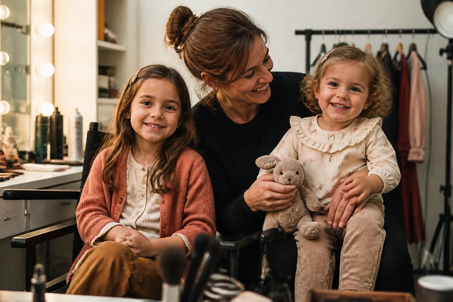 Casting enfants pour shooting photo à Pont-Aven en Bretagne