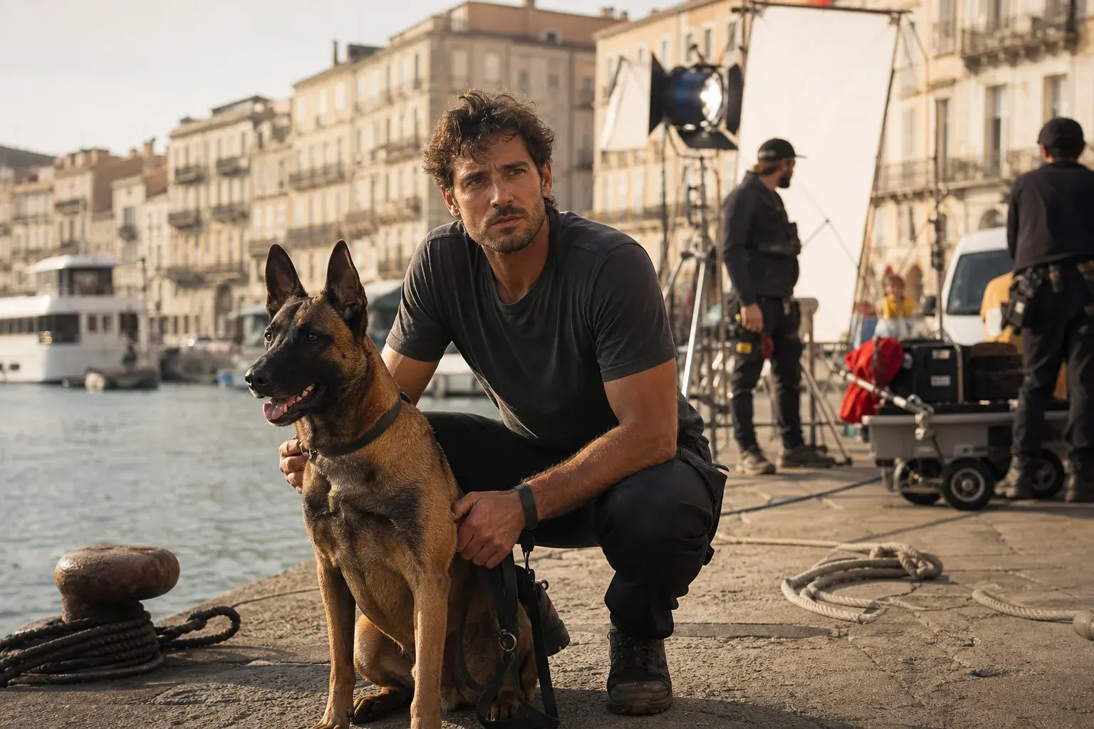 Casting figurant avec chien malinois près de Sète pour Demain nous appartient