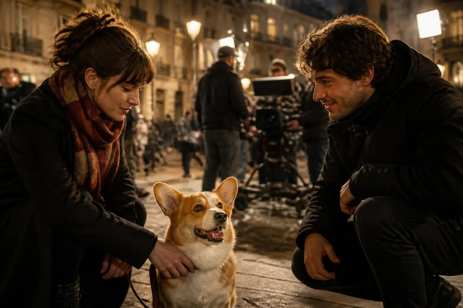 Casting figuration avec chien corgi pour série Netflix à Paris