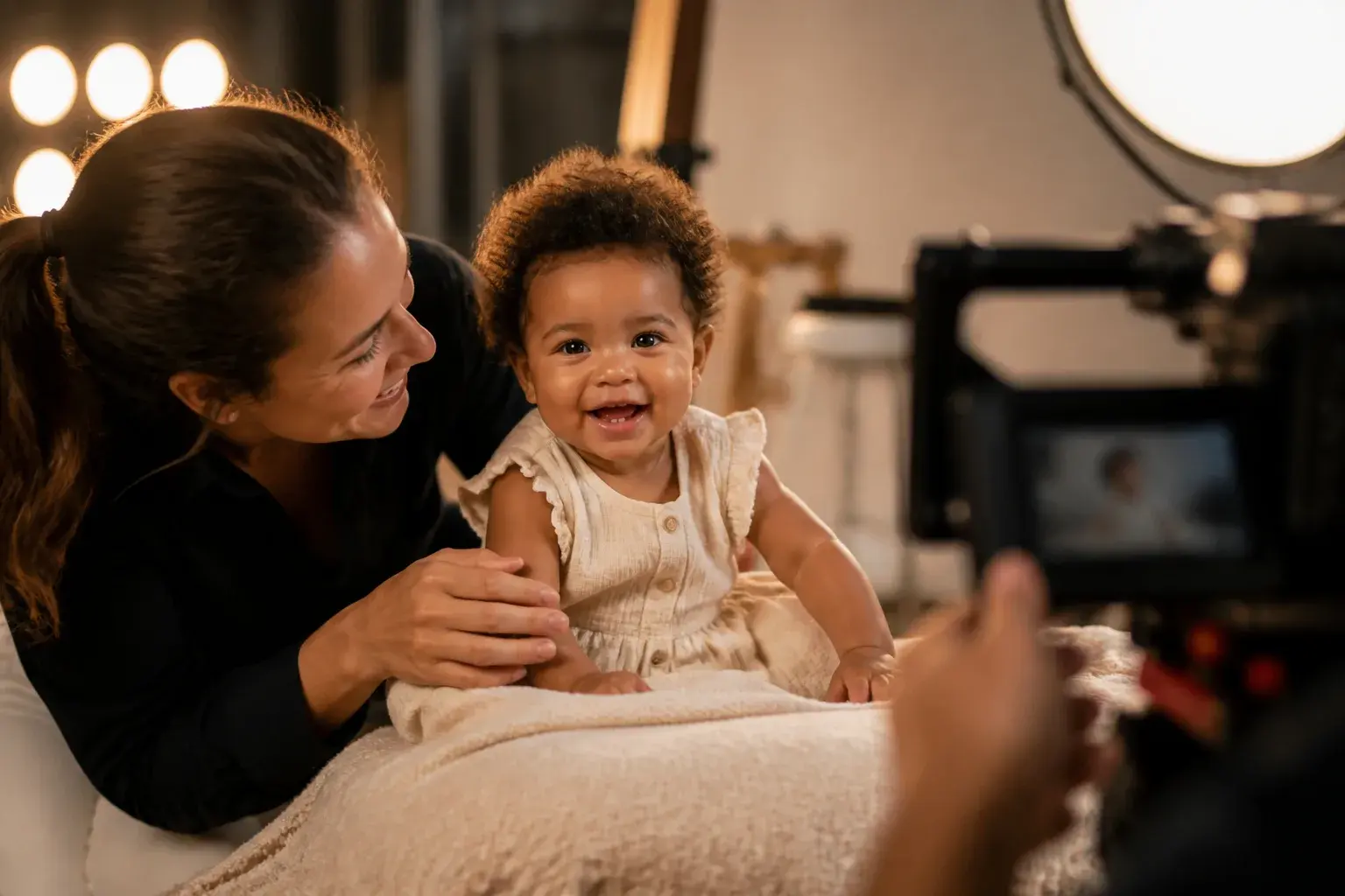 Casting figuration bébé métisse 12-18 mois pour pub cosmétiques