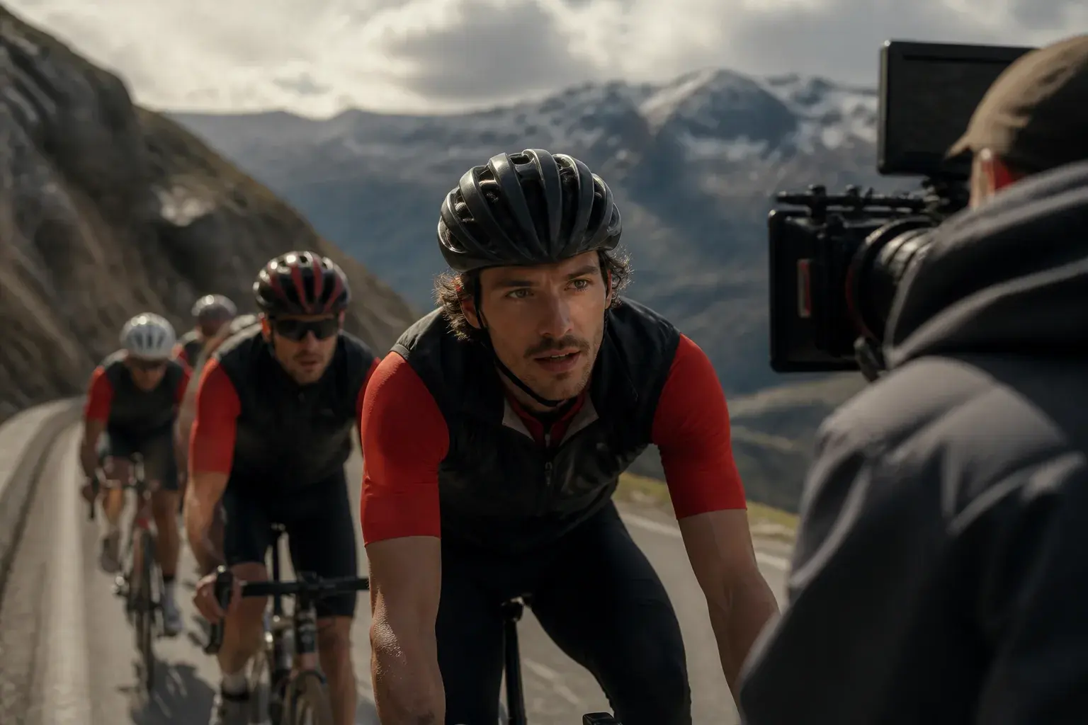 Casting figuration cyclistes pour le film "Pumping Black" à l'Alpe d'Huez