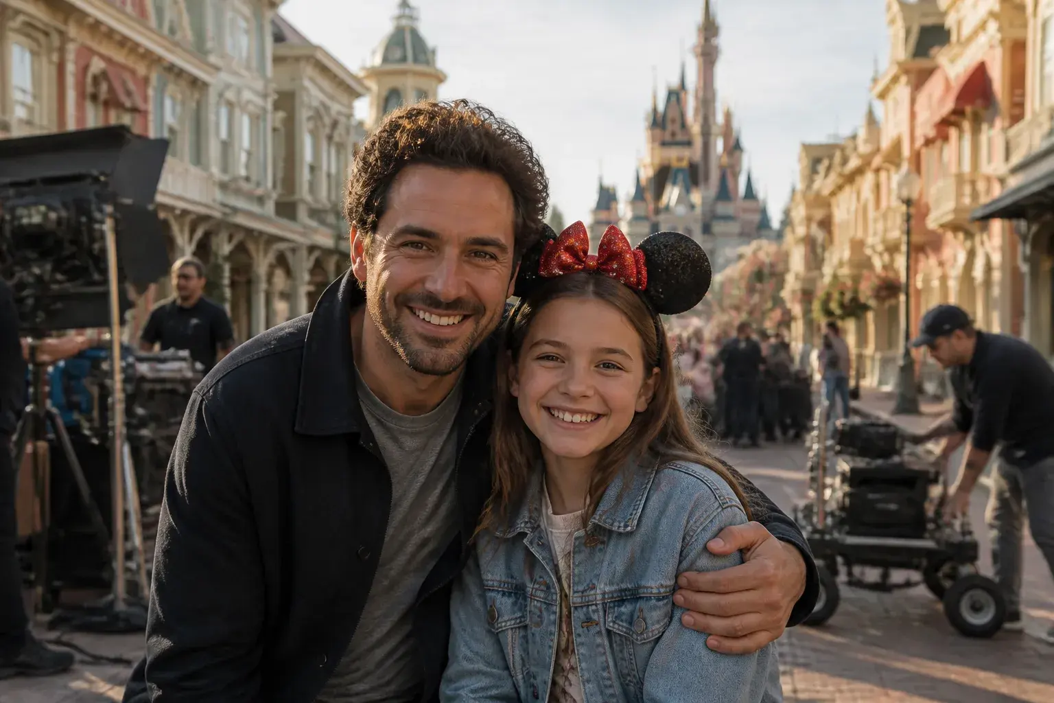 Casting figuration : duo père-fille pour une publicité à Disneyland Paris