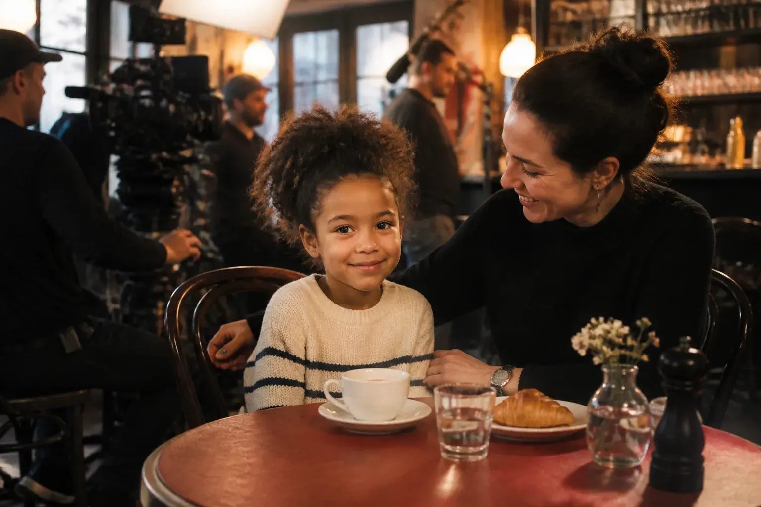 Casting figuration enfant fille typée afro/métisse pour publicité à Paris