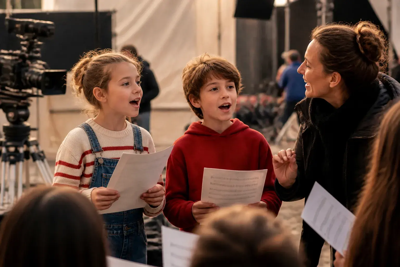 Casting figuration enfants chanteurs 9-12 ans pour film publicitaire à Montpellier