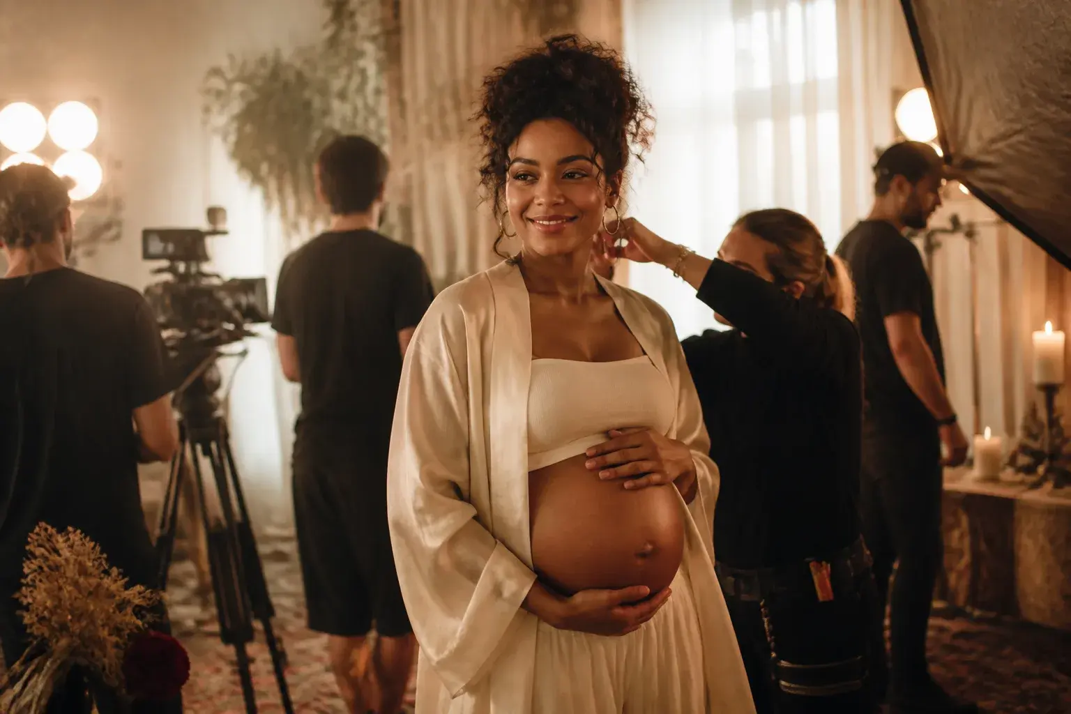 Casting figuration : femme enceinte pour clip musical confidentiel à Paris