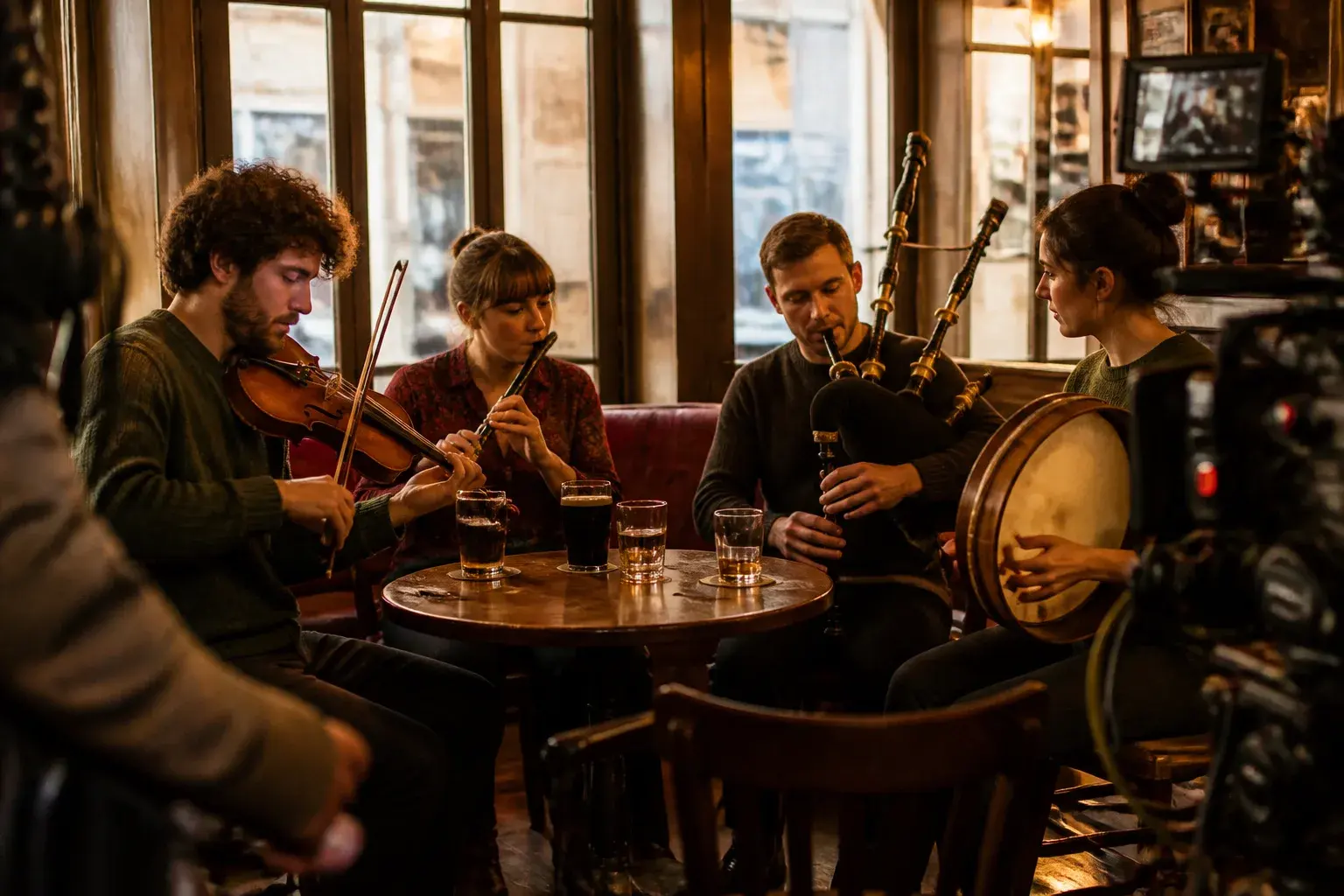 Casting figuration : groupe de musique irlandaise pour un téléfilm à Paris