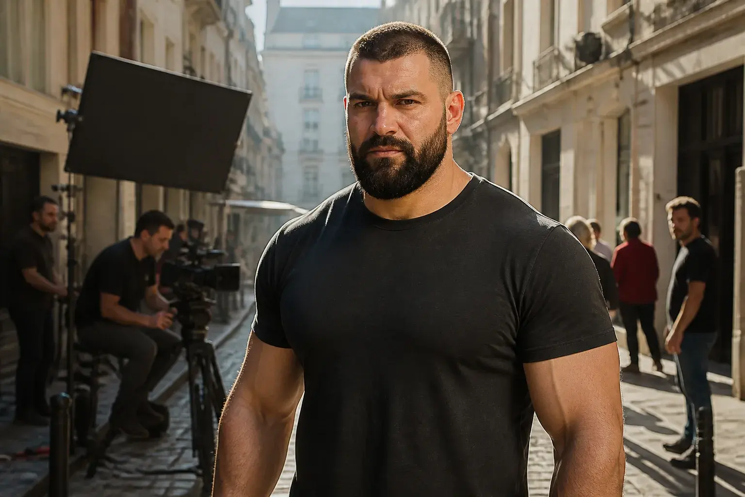 Casting figuration : homme barbu et costaud pour tournage YouTube en région parisienne