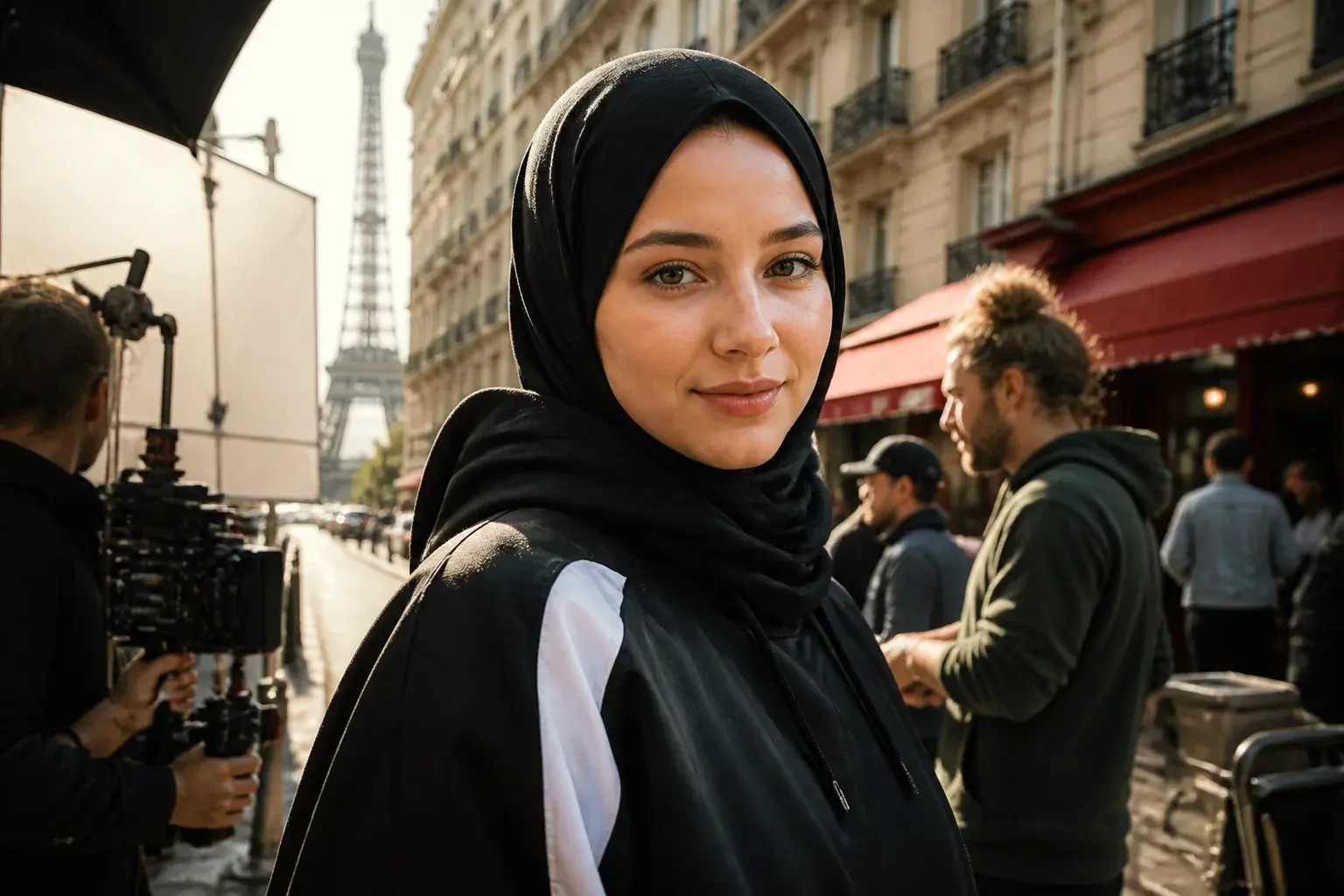 Casting figuration : jeune femme voilée pour pub sportive à Paris
