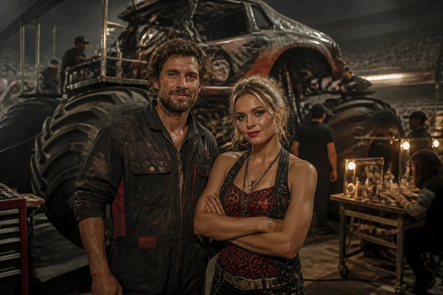 Casting figuration Monster Trucks : mécaniciens et foraines en Essonne (91)