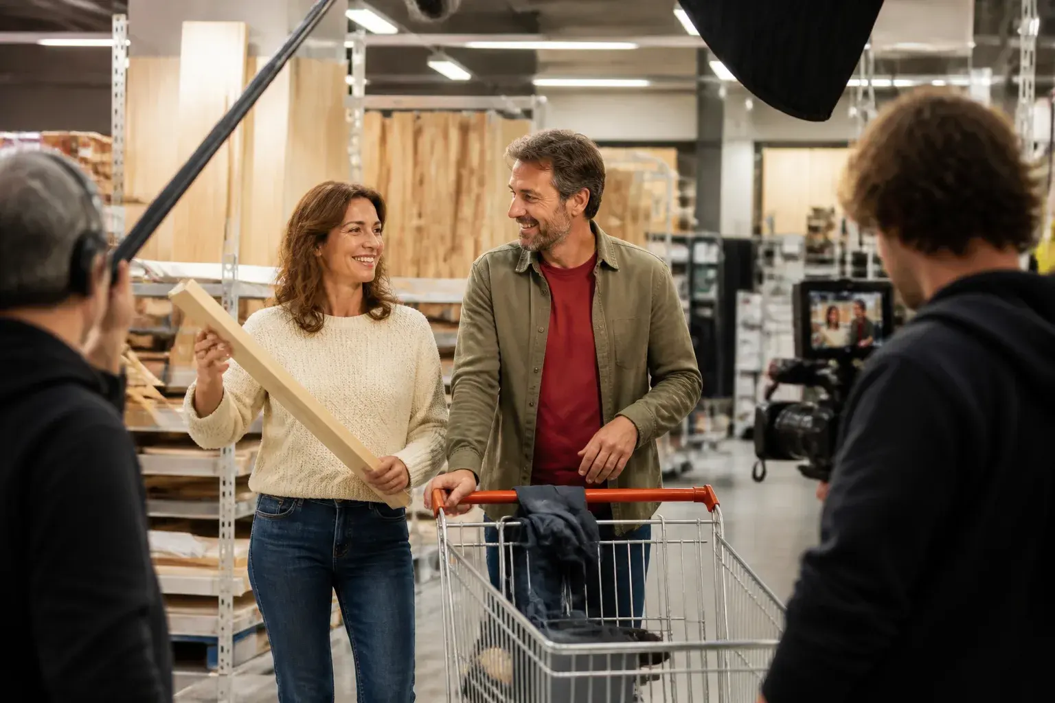 Casting figuration shooting photo bricolage à Gien (45), homme et femme 30-50 ans