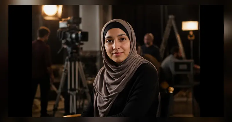 Casting figuration : silhouette parlante portant le hijab en Île-de-France