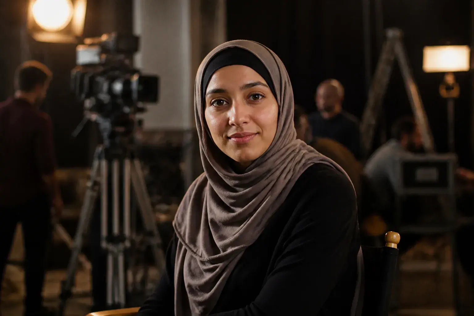 Casting figuration : silhouette parlante portant le hijab en Île-de-France