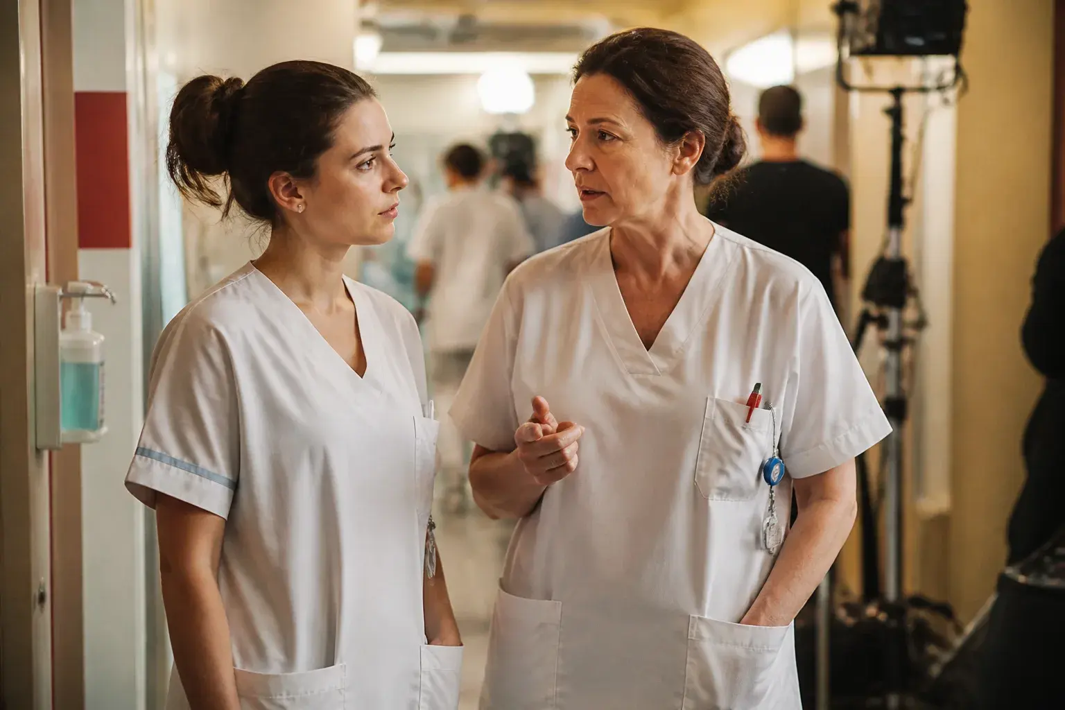 Casting figuration : silhouettes infirmières pour une série RTBF à Bruxelles