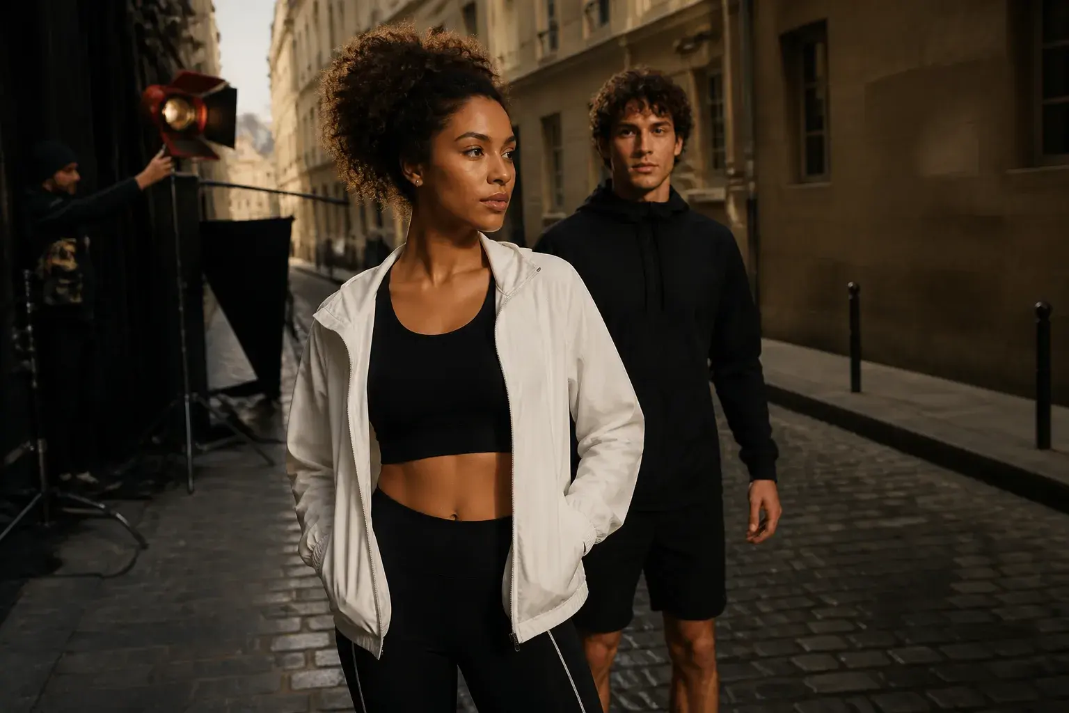 Casting modèles homme et femme à Paris pour shooting sportswear