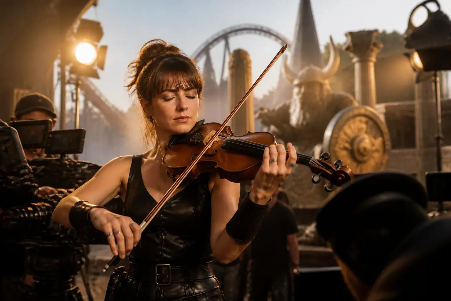Casting violoniste pour un clip musical au Parc Astérix (Oise)